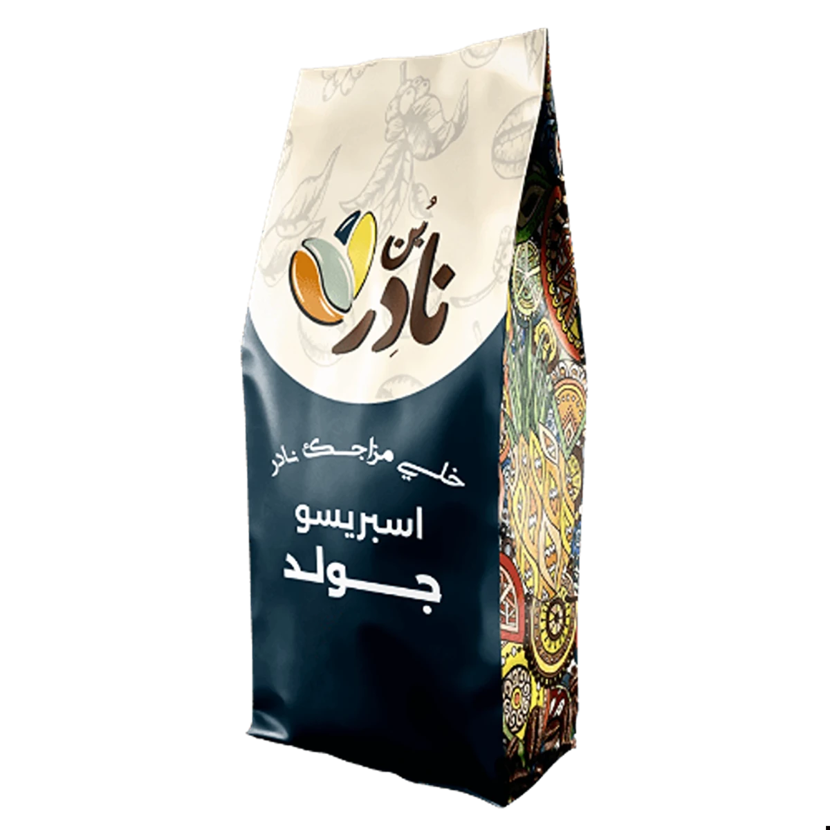 اسبريسو جولد - 250 جم - Nader - CoffeeNader Coffee Espresso Gold Premium Blend 250g - قهوة إسبريسو جولد حبوب من نادر كوفي 250 جرام توليفة فاخرة وطعم غني250 جرامحبوب كاملة