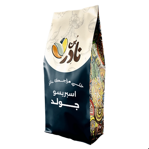 اسبريسو جولد - 250 جم - Nader - CoffeeNader Coffee Espresso Gold Premium Blend 250g - قهوة إسبريسو جولد حبوب من نادر كوفي 250 جرام توليفة فاخرة وطعم غني250 جرامحبوب كاملة